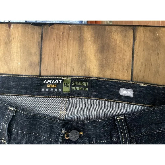 Ariat Rebar 40x34 M5 Straight Leg Jeans - Picture 5 of 14